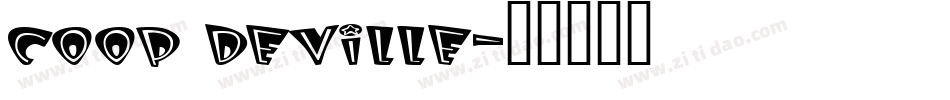 coop deville字体转换